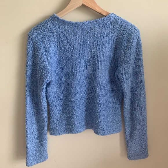 Blue knitted top - Picture 2 of 2